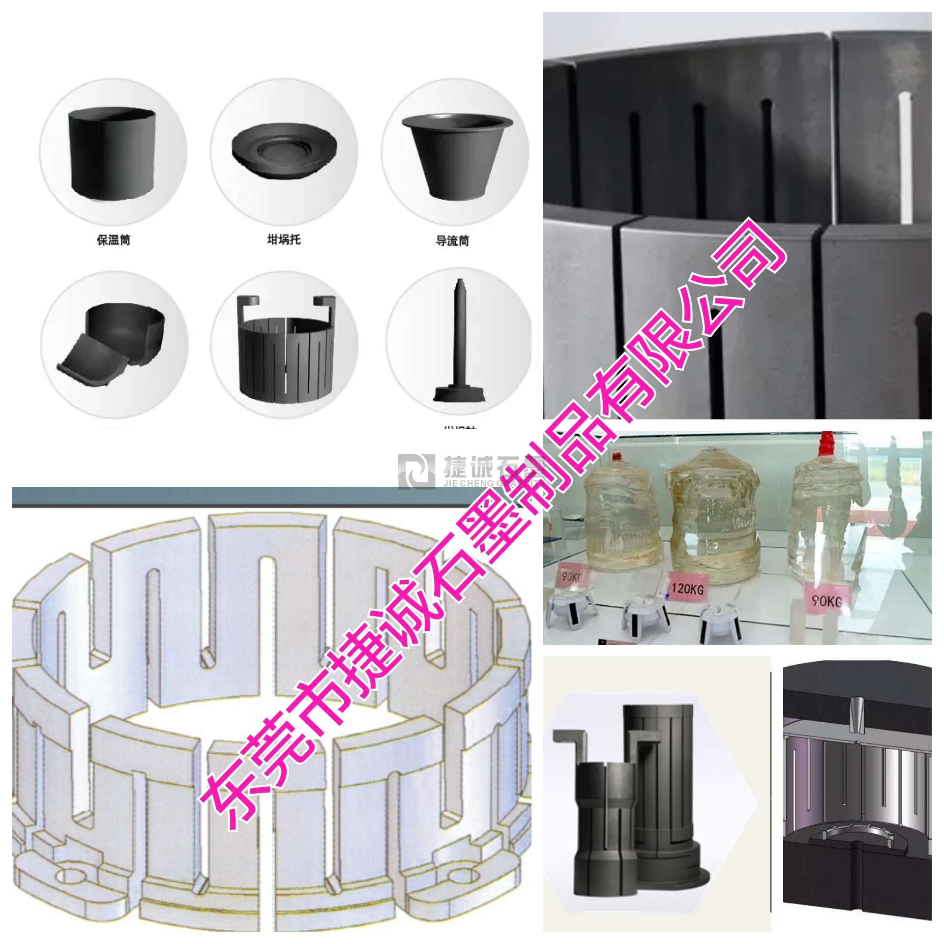 藍(lán)寶石長晶爐石墨加熱器